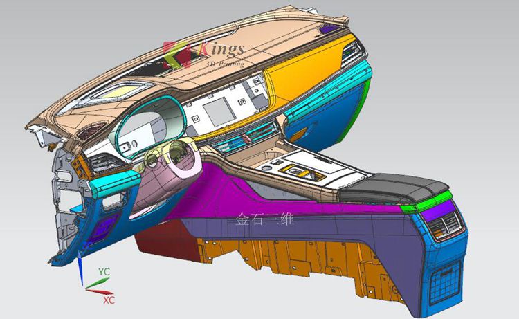 深挖兩年，秋平模型借助金石3D打印機崛起為重慶汽車手板之最